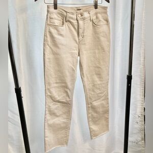 L’Agence straight leg cropped jeans